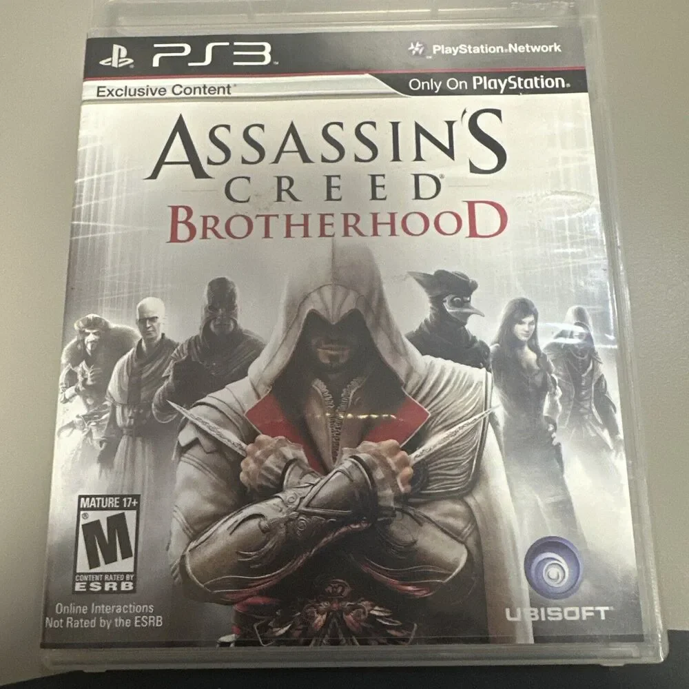 Assassin's Creed Brotherhood PS3 PlayStation 3 Complete CIB Teste